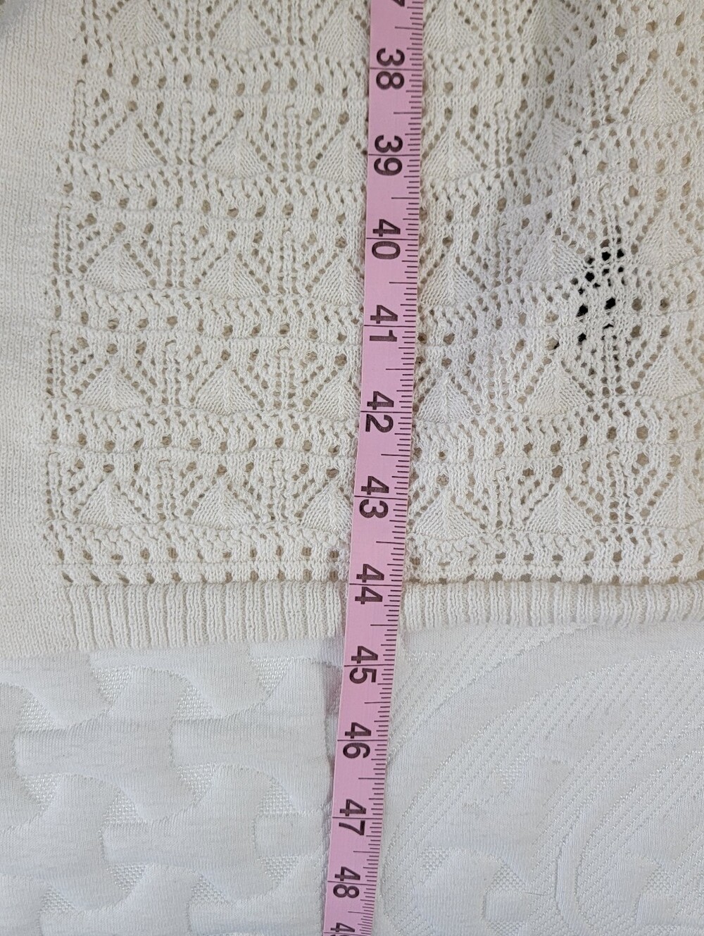 TORRID Ivory Crochet Duster Open Cardigan Short Sleeve Layering Boho Size 1X 2X - Picture 10 of 10